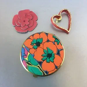 Vintage Germany | Accessories | Psychedelic Compact Mirror  display picture 1